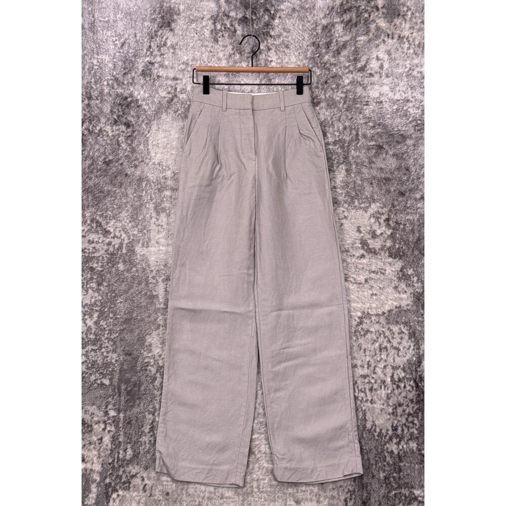 Wilfred Wide Leg Pants in Light Gray